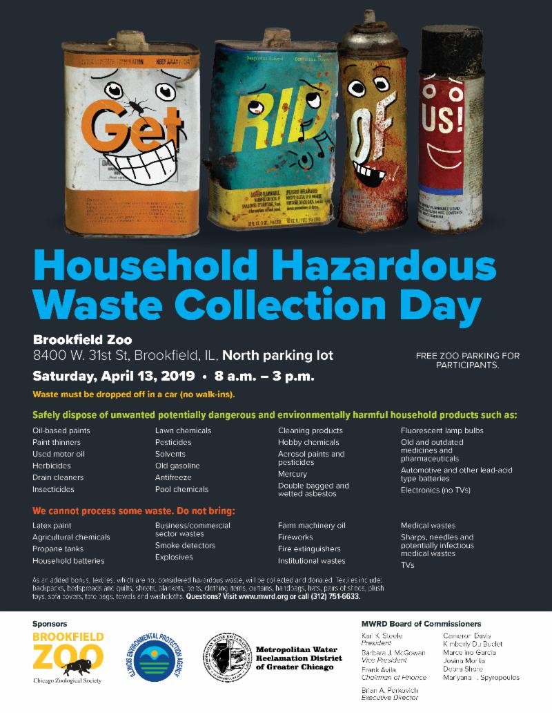Household Hazardous Waste Collection Day 041319